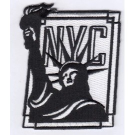 Unbranded NYC Statue of Liberty Embroidered Patches 3.5"x2.8" iron-on
