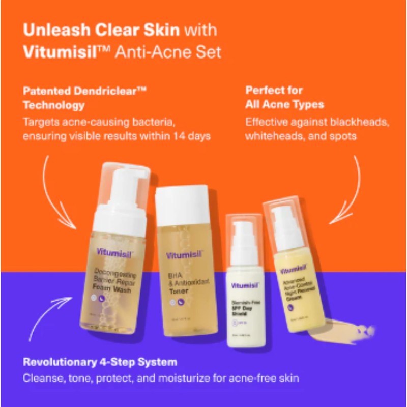 Dermz Acne Treatment - Acne Cream, SPF Face Protection, Face