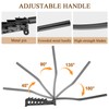 Wall Mounted Wood Splitter with Extended Handle, Manual Kindling Splitter