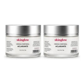2 Pack Crema Corporal Aclarante Antimanchas Ácido Glicólico                                                                                           