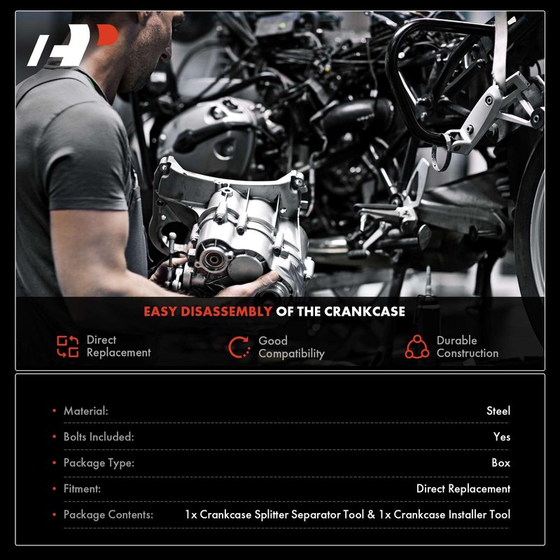 A-Premium Crankcase Splitter Separator and Crank Puller Installer Tool Kits