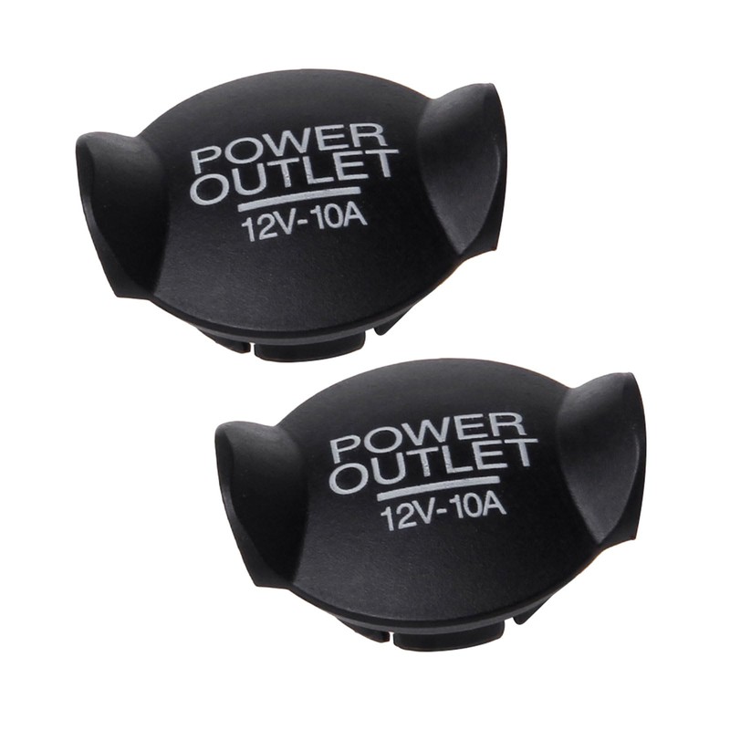 Zeizafa 2Pcs Car Outlet Covers 12V Power Socket Plug Covers