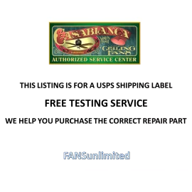 Casablanca TESTING SERVICE For Your Casablanca Ceiling Fan W-12 Wall Control