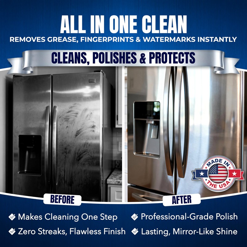 2 x 10oz Sheila Shine Stainless Steel Cleaner and Polish