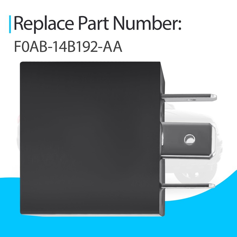 5 Pin Automotive Relay 40A 12VDC Replace F0AB-14B192-AA FOAB-14B192-AA Compatible