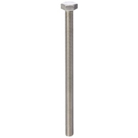 AHCA2 Stainless Steel Fully Threaded Hex Bolt (Setscrew) M8 8mm x 120mm (Pack of 10)