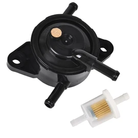 Vacuum Fuel Pump 49040-7008 with Fuel Filter Fit for Kawasaki FR691V FR541V FR600V FR651V #49040-7008 49040-0770 Lawn Mower Small