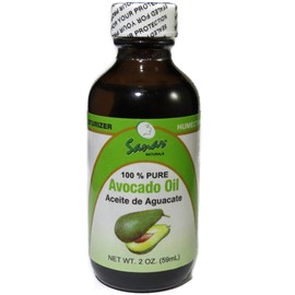 Organic Avocado Oil 2 oz - Aceite de Aguacate Sanar Naturals 100% Pure and Natural Cold Pressed