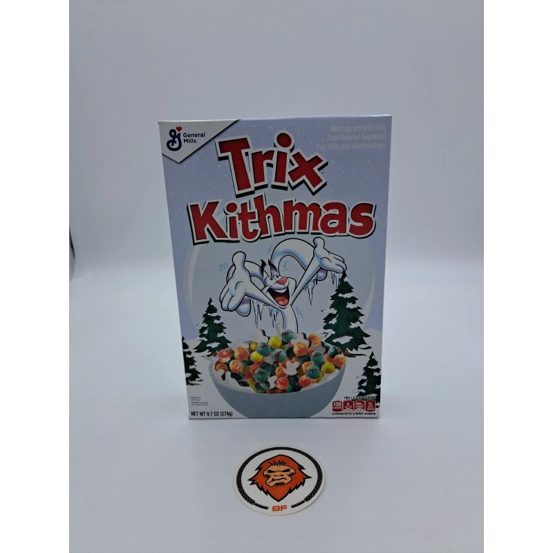 General Mills Trix KITHMAS Kith Cereal 2021 Limited Edition RARE!