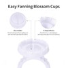 Miuffue Glue Rings for Eyelash Extensions, 150 Pcs Smart Glue