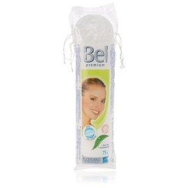 Bel Premium Pads mit Aloe Vera, Provitamin B5, klein, rund 75 Stück, Blumenprägung