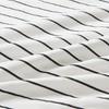 JELLYMONI 100% Natural Cotton Striped King Pillowcases Set, 2 Pack