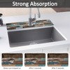 24" X 5.5" Kitchen Sink Splash Guard Faucet Mat Wood