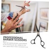 Outanaya 3pcs Professional Hairdressing Scissor Durable Black Cutting Tool for