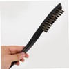Baluue 2pcs Boar Bristles for Scalp Combing Smoothing Brush for