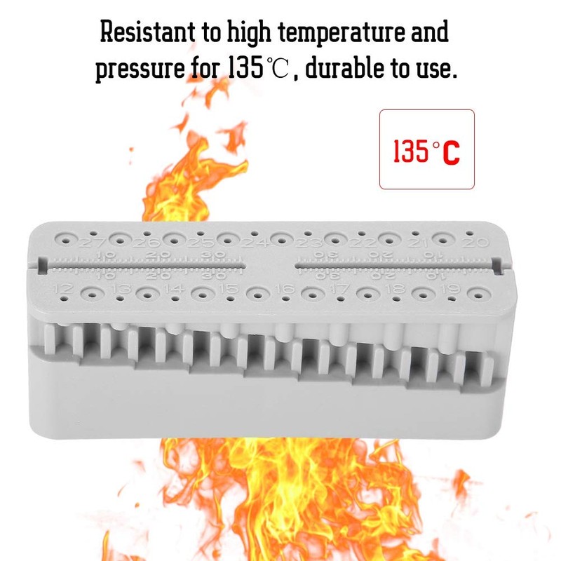 Root Canal Measuring Block, Dental Endo Block Files Measuring Tools,