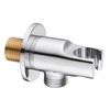 Keenware KSA-006 Shower Wall Outlet Elbow & Handset Holder, Chrome