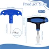Flat Head Screwdrivers, T Handle 12mm Large Flat Head Screwdrivers