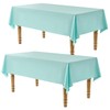 Glomii 2 Pack Truquoise Rectangle Table Cloths - Wrinkle Free