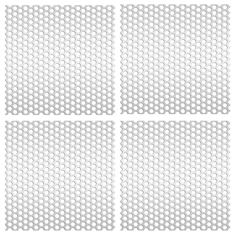 Trolleyshop 4pcs/Pack Dryer Vent Grill Bird Guards, Bathroom Exhaust Vent