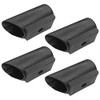 cyclingcolors 4 x glider caps sliding caps for steel tube