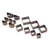 14 Pcs Leather Cutting Mold 2 Shape Exquisite High Carbon