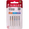 SINGER Overlock Serger Needles for Woven and Stretch Fabrics, Assorted,