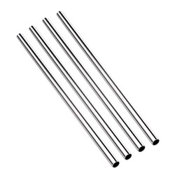 4 Pcs 1/8" OD 304 Stainless Steel Tube, 16" Long, Thickened 304 Stainless Steel Seamless Tubing Round Metal Pipe, Industrial Metal Straight Tube(Industrial cold-rolled steel pipe)