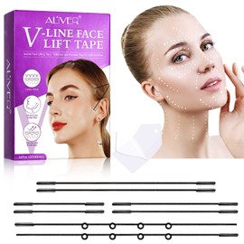 Face Lift Tape 60 Pcs - Face Tape Lifting Invisible, Instant Face Lift Tape for Lifting Sagging Skin, V Line Face Lifting Chin Mask, Invisible Face Tape for Wrinkles Double Chin