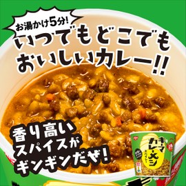 Nissin Foods Keema Curry Mesi Spicy 3.7 oz (105 g) x 6 Packs