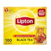 Lipton Tea Bags, Black Tea, 100 Black Tea Bags, Single