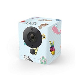 MightySkins Carbon Fiber Skin for Wyze Cam V2 - Vsco Girl | Protective, Durable Textured Carbon Fiber Finish | Easy to Apply, Remove, and Change Styles | Made in The USA