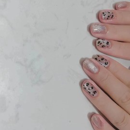 Nail Tips, 24 Pieces, False Nails, Short, Spring, Summer, Popular, Japanese Style, Cute, Simple French Nails, Paste Nail Fashion, Coming of Age Ceremonies, School Entrance Ceremonies, Graduation