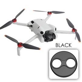 CAPART Upgraded CNC Aluminum Motor Cover for DJI Mini 4 Pro/Mini 3 Pro/Mini 3 / Mini SE/Mavic Mini Dorne Accessories, Motor Protector Dustproof Splashproof (Black)