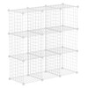 HUBSON Wire Cube Storage Organizer, Book/Toy/Craft/Potted Plants and petCloset Organizers