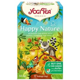 Homecare Essentials Case of 6 x Yogi Tea Happy Nature Blend of Chai, Mango, Tangerine and Vanilla 17 Bags (Total 102 Bags)