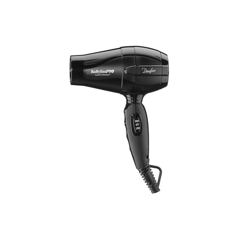 BaBylissPRO Nano Titanium Bambino Compact Dryer, 1 Count (Pack of