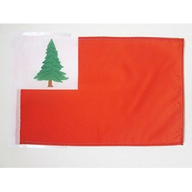 AZ FLAG New England Flag 18'' x 12'' Cords - Continental Small Flags 30 x 45cm - Banner 18x12 in