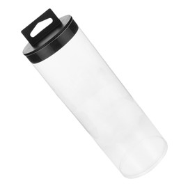 KICHOUSE Transparent Tennis Ball Holder Durable Storage Canister for Tennis Balls for and Organization