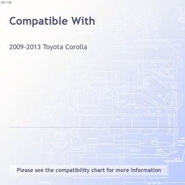 Upgrade Your Auto 4pc Carbon Fiber Pillar Post Covers for Toyota Corolla 2009-2013