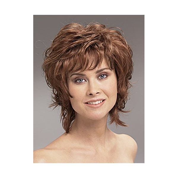 Raquel Welch Breeze, Short Textured Layers With A Feathered Bob Style Hair Wig For Women, R21T Sandy Blonde by Hairuwear