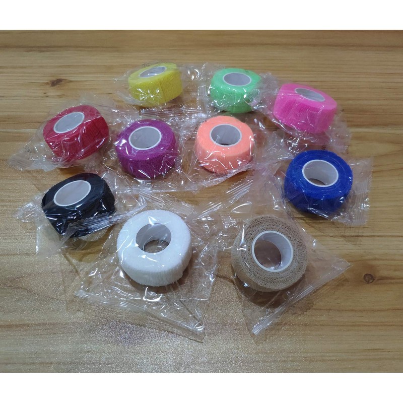 12 Pack 1" x 5 Yards Self Adhesive Elastic Bandage