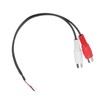 MECCANIXITY Speaker RCA Female Plug Jack to Bare Wire Open