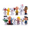 Snoopy Y Su Pandilla Set De 12 Figuras Peanuts Charlie