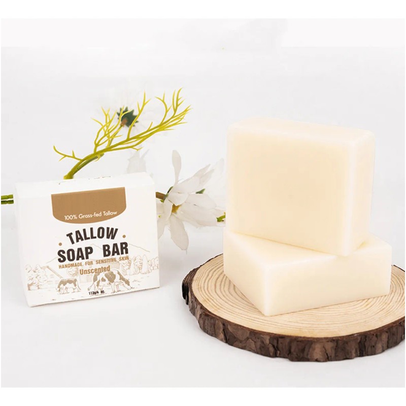 Jabón De Sebo Hecho A Mano, Limpiador Facial Y De