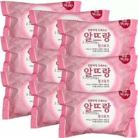 Altturang 알뜨랑 비누 핑크로즈140g x 9개세수세안클렌징 [알뜨랑 비누 핑크로즈 140g x 6개세수세안] Altrang Soap Pink Rose 140g x 9 Pieces Facial Cleansing [Altrang Soap Pink Rose 140g x 6 Pieces Facial Cleansing]