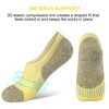 Amutost No Show Womens Socks Athletic cushion Ankle Footies Low
