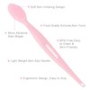 Lip Scrub Brush,Double-Sided Silicone Exfoliating Lip Brush Tool for Smoother