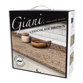 Giani Granite Countertop Paint Kit 2.0-100% Acrylic (Chocolate Brown)