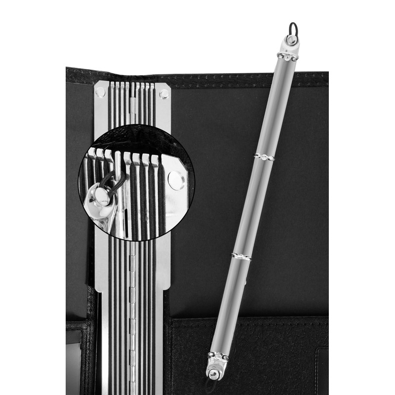 Classic Cantabile Music Folder (Sturdy Faux Leather, Hand Strap, Notes